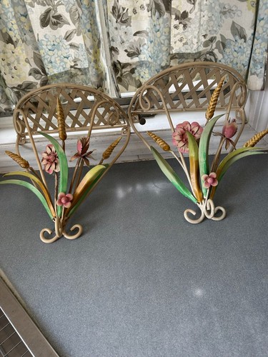 Gorgeous vtg pair toleware - gorgeous,