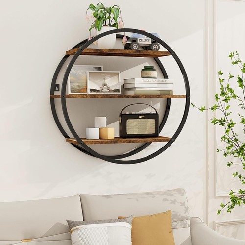 Floating shelf tiers of - shelf,, 3