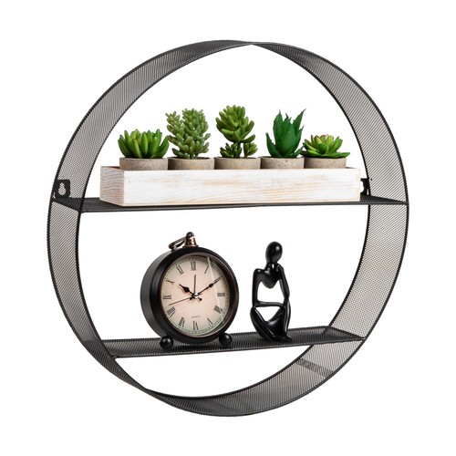 Circular floating shelves - circular,