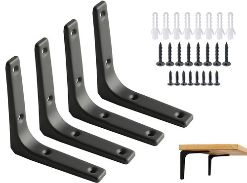 Pcs iron wall shelf bracket - 4,