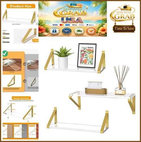 Floating shelves set - floating, of