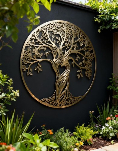 Tree life metal - of, art